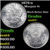 Image 1 : 1879-o Morgan Dollar $1 Grades Select+ Unc