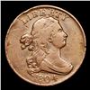 Image 2 : 1804 C-12 Draped Bust Half Cent 1/2c Grades vf++