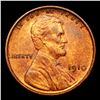 Image 2 : 1910-p Lincoln Cent 1c Grades GEM Unc RB