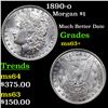 Image 1 : 1890-o Morgan Dollar $1 Grades Select+ Unc