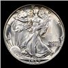 Image 2 : 1939-s Walking Liberty Half Dollar 50c Grades GEM+ Unc