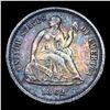 Image 2 : 1862-p Seated Liberty Half Dime 1/2 10c Grades Choice AU