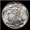 Image 2 : 1947-p Walking Liberty Half Dollar 50c Grades Choice+ Unc