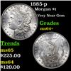 Image 1 : 1885-p Morgan Dollar $1 Grades Choice+ Unc