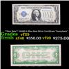 Image 1 : **Star Note** 1928B $1 Blue Seal Silver Certificate "funnyback" Grades vf+