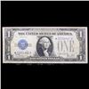 Image 2 : **Star Note** 1928B $1 Blue Seal Silver Certificate "funnyback" Grades vf+