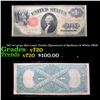 Image 1 : 1917 $1 Large Size Legal Tender, Signatures of Spellman & White, FR39  Grades vf, very fine