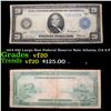 Image 1 : 1914 $20 Large Size Federal Reserve Note Atlanta, GA 6-F Grades vf, very fine