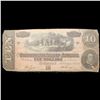 Image 2 : 1864 $10 Confederate Note, T-68 Grades f+