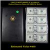 Image 1 : UNCUT MINT SHEET of 4x 2001 $5 Federal Reserve Notes All GEM Or Better