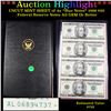 Image 1 : ***Auction Highlight*** UNCUT MINT SHEET of 4x *Star Notes* 1996 $20 Federal Reserve Notes All GEM O