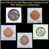 Image 1 : Lot #78 of the 450 Masonic Tokens from The Walter O. Collection