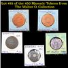 Image 1 : Lot #85 of the 450 Masonic Tokens from The Walter O. Collection