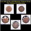 Image 1 : Lot #88 of the 450 Masonic Tokens from The Walter O. Collection