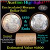 Image 1 : ***Auction Highlight*** 1879 & CC Uncirculated Morgan Dollar Shotgun Roll (fc)