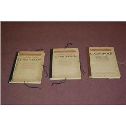 THE ACROPOLIS. A Group of 3 Volumes as Listed