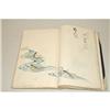 Image 2 : JAPANESE ILLUSTRATED. Hand Painted Book. Foli