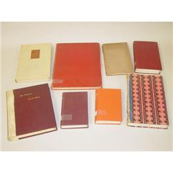 LITERATURE. A Group of 8 Volumes as Listed. H