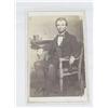 Image 2 : (2) CDV PHOTOGRAPHS OF ABRAHAM LINCOLN (CIRCA