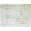 Image 2 : 1856 FRANKLIN PIERCE MILITARY LAND GRANT DOCU
