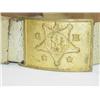 Image 2 : 19TH CENT. G.A.R. PARADE BELT W/ GILT 5 POINT