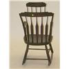 Image 2 : 19TH CENT. NEW ENGLAND WINDSOR ROCKING CHAIR