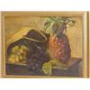 Image 2 : OIL ON CANVAS STILL LIFE OF FRUIT (LATE 19TH-