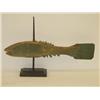 Image 1 : FOLK ART PAINTED FISH WEATHERVANE - BLUE PAIN