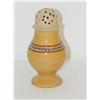 Image 1 : 4 1/4" MOCHA WARE CREAMWARE PEPPER POT W/ CEN