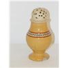 Image 2 : 4 1/4" MOCHA WARE CREAMWARE PEPPER POT W/ CEN