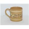 Image 2 : 2 1/4" FRENCH MOCHA WARE HANDLED MUG W/ 5/8"