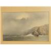 Image 2 : W.C. HUNT PASTEL PAINTING SEASCAPE W/ SHORELI
