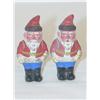 Image 1 : (2) 2 1/4" GERMAN PLASTER SANTA CLAUS FIGURES