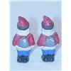 Image 2 : (2) 2 1/4" GERMAN PLASTER SANTA CLAUS FIGURES