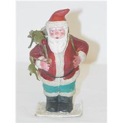 4 1/2" GERMAN SANTA CLAUS CANDY CONTAINER-PAI