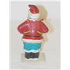 Image 2 : 4 1/2" GERMAN SANTA CLAUS CANDY CONTAINER-PAI