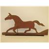 Image 1 : WOODEN RUNNING HORSE WEATHERVANE - PINE CARVE