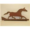Image 2 : WOODEN RUNNING HORSE WEATHERVANE - PINE CARVE