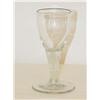 Image 1 : 18TH CENT. BLOWN GLASS WINE W/ WHITE AIR TWIS