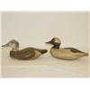 Image 2 : (2) SMALL CARVED & PAINTED DUCK DECOYS: (1) S