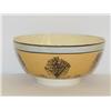 Image 2 : 7" MOCHA WARE CREAMWARE BOWL W/ SEAWEED DECOR