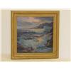 Image 1 : LESTER J. CHENEY OIL ON ARTIST BOARD OF SUNSE