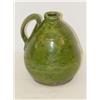 Image 1 : GREEN GLAZED REDWARE JUG - BULBOUS