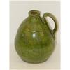 Image 2 : GREEN GLAZED REDWARE JUG - BULBOUS