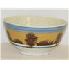 Image 2 : 7 3/8" MOCHA WARE PEARLWARE BOWL W/ SEAWEED D