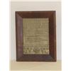 Image 1 : 19TH CENT. NEEDLEWORK SAMPLER W/ EMBROIDERED