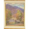 Image 2 : ANNA PAGE SCOTT OIL ON ARTIST BOARD MOUNTAIN