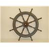 Image 2 : 19TH CENT. PAINTED SHIPS WHEEL - IRON BOUND W