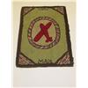 Image 1 : FOLK ART AIRPLANE HOOKED RUG W/ RED AIRPLANE