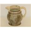 Image 2 : 5" MOCHA WARE CREAMWARE BOLSTER FORM PITCHER